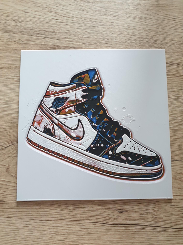 Plaque Deco Chaussure Nike 