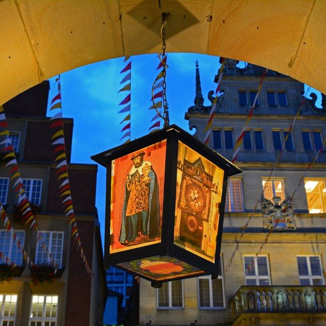 Laterne unterm Bogen am Prinzipalmarkt