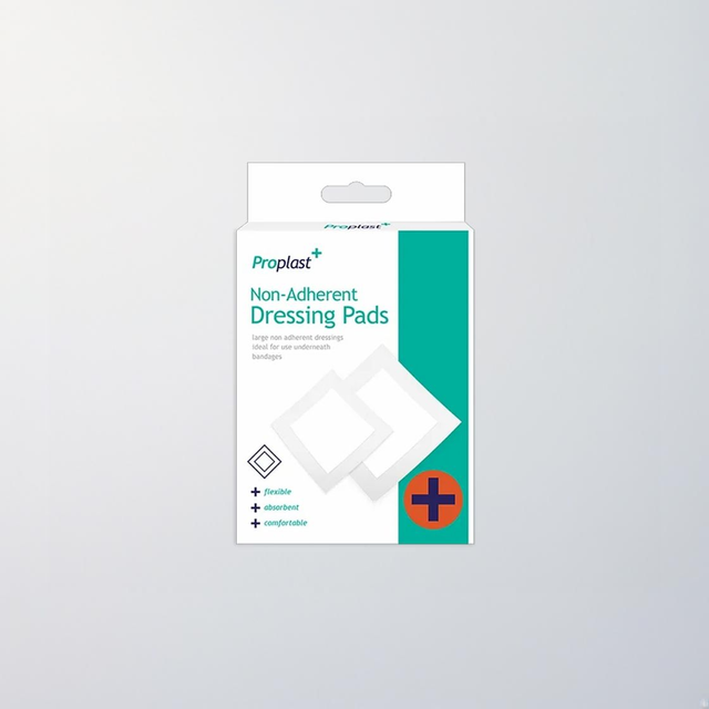Non Adherent Dressing Pads - 10 Pack