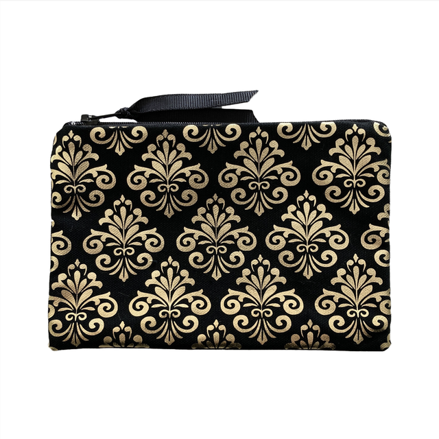 Petite Pochette Noire Baroque 