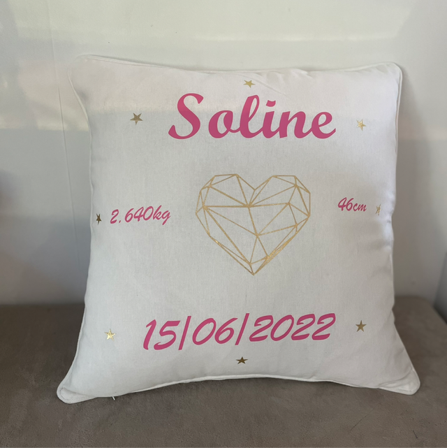 Coussin personnalisée 