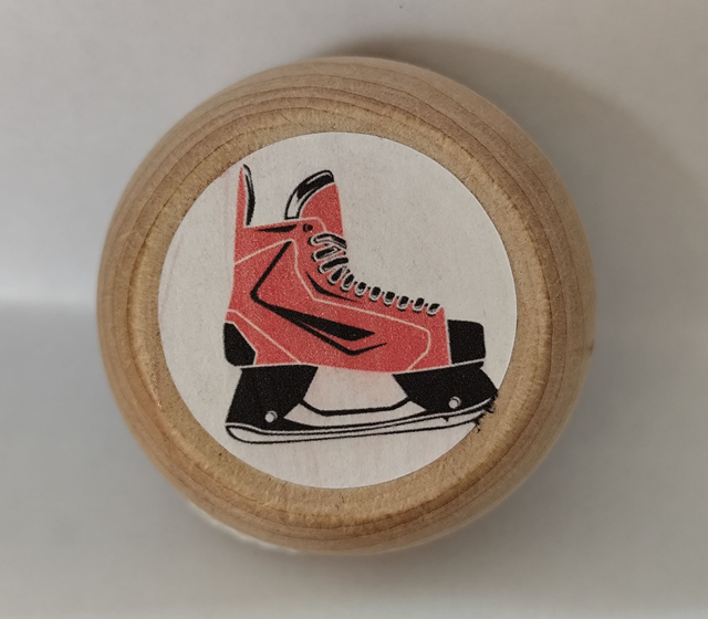 Yoyo en bois thème sport