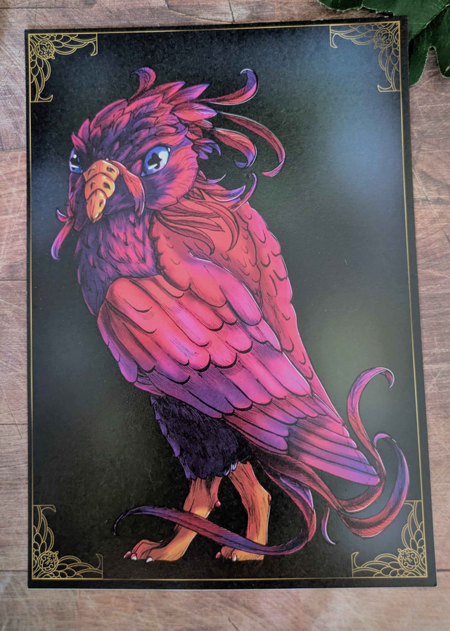 Illustration "Créature de WIngthel : Marka" - 21 x 14,8 cm (A5)