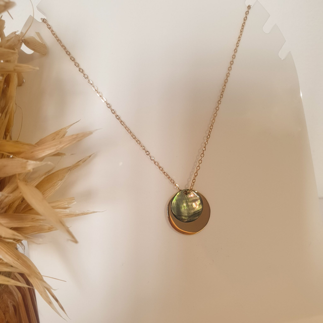 Collier ÉCLYPSE (nacre noire)