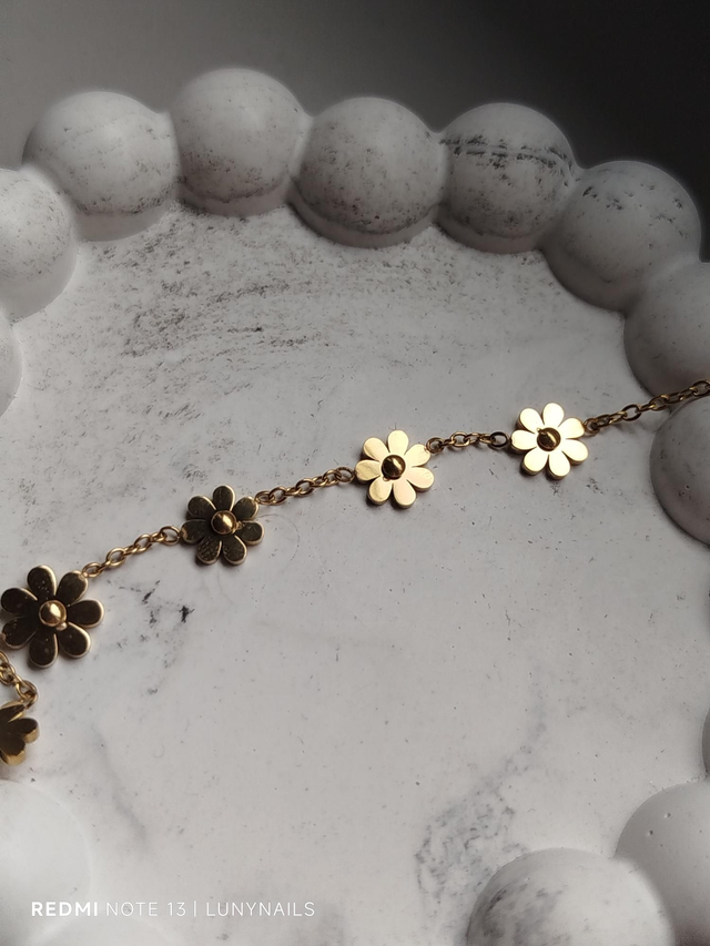 Bracelet 7 fleurs 
