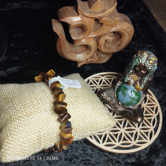 Bracelet œil de tigre (chips)