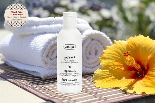 Ziaja " Lotion démaquillante et hydratante au Lait de chèvre "