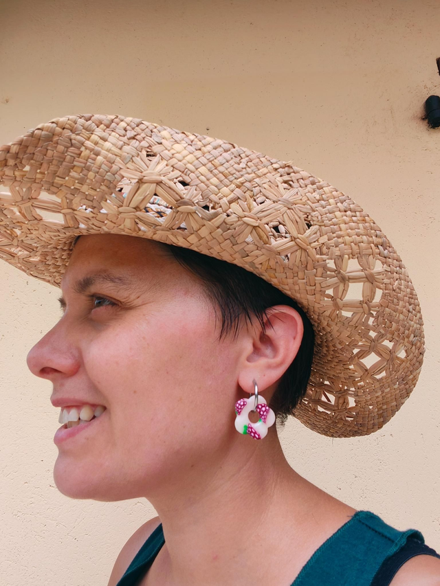 Fleurs Amaya raisin blanc réversible