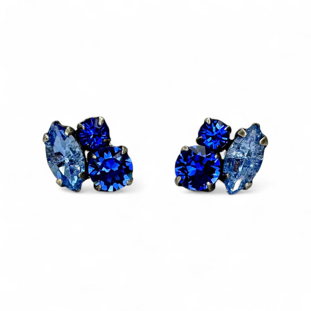 Ohrstecker RANKE Blue ICE Mix, Blau