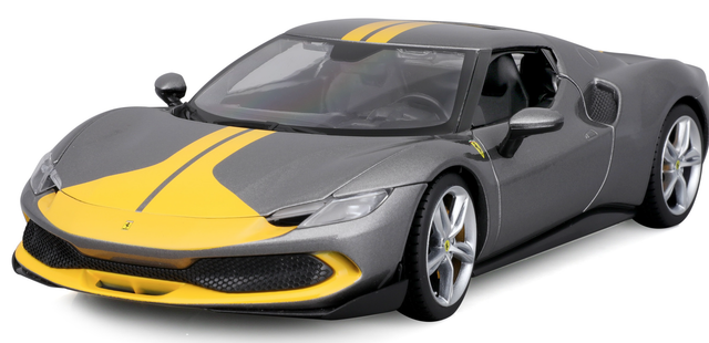 Ferrari 296 GTB Assetto Fiorano 1/18 Grau Bburago 1:18