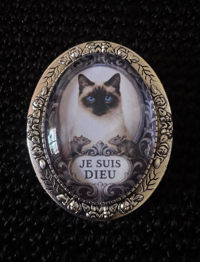 Broche chat sacré de Birmanie