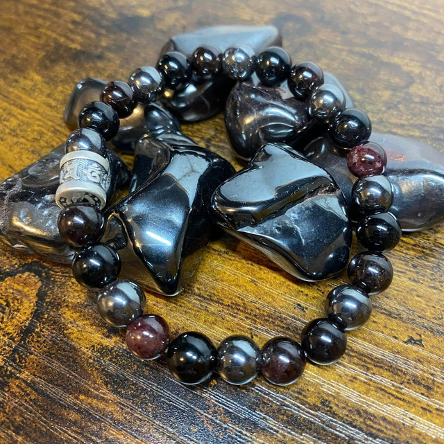 Bracelet Ancrage et Protection taille homme avec mantra tibétain 