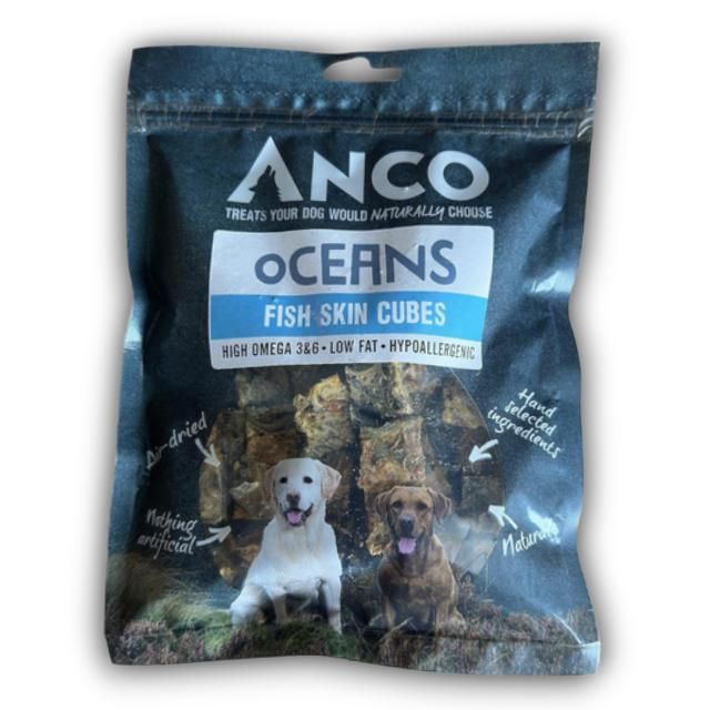 Anco Oceans Fish Skin Cubes 100g
