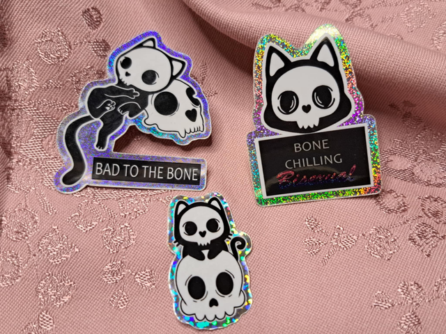 Sticker Bundle "Skullcat"