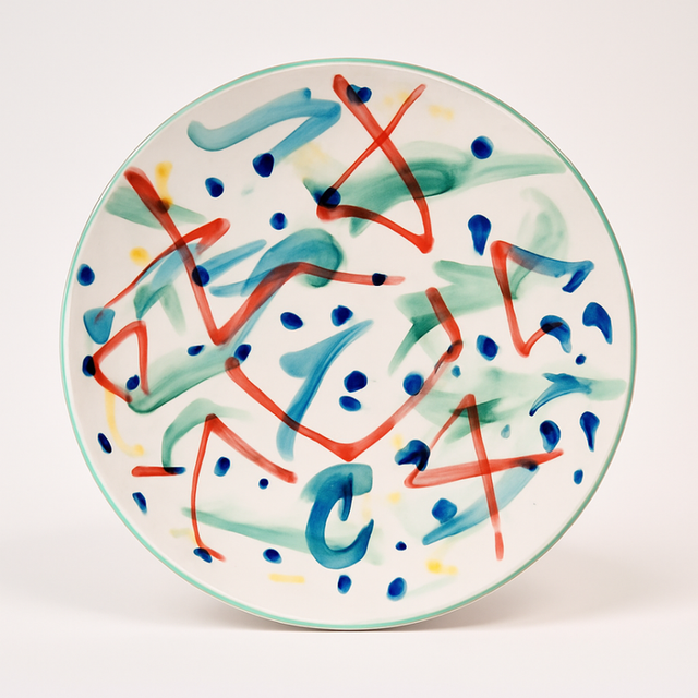 Assiette porcelaine "FORCE"