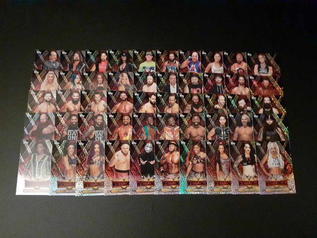 Champions Wrestlemania Original Trading Cards Full Set WM-1 To WM-50