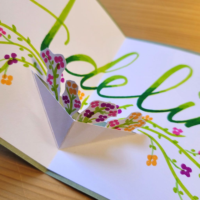 25/09 Calligraphie et kirigami