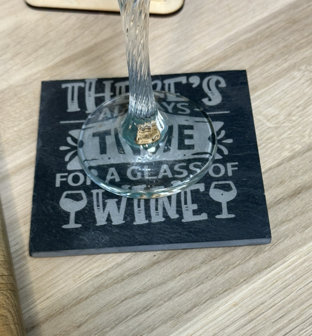 Dessous de verre ardoise