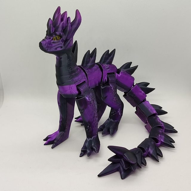 Spryo Dragon, Poseable Dragon, Fantasy Dragon, Dragon Figurine, Fully articulated dragon, Fidget Dragon 