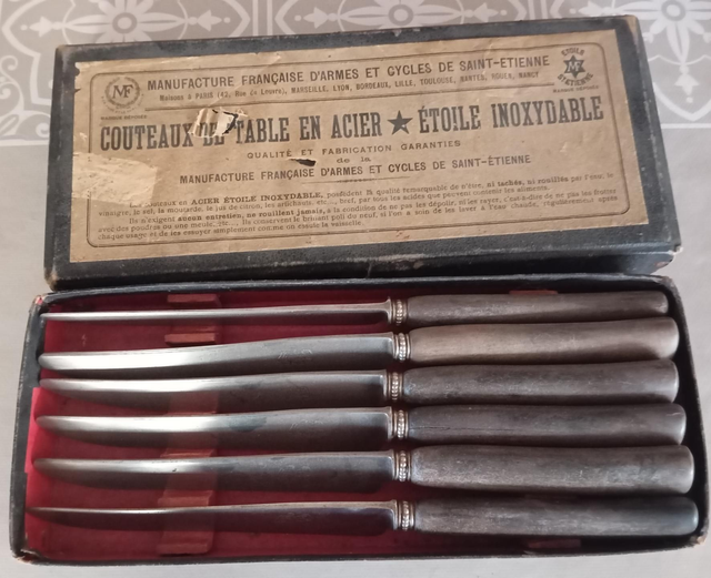 Set 6 couteaux Manufrance