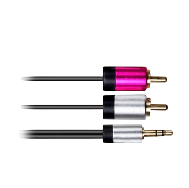 Aux a 2 RCA (1mt) 3.5mm