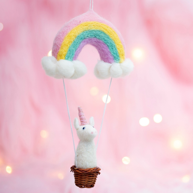 Sass &amp; Belle Felt Rainbow Unicorn 