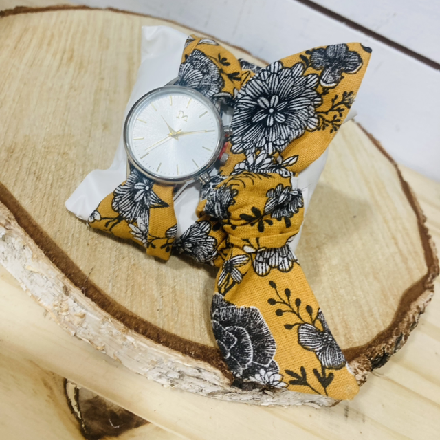 Montre à nouer moutarde édition limitée 