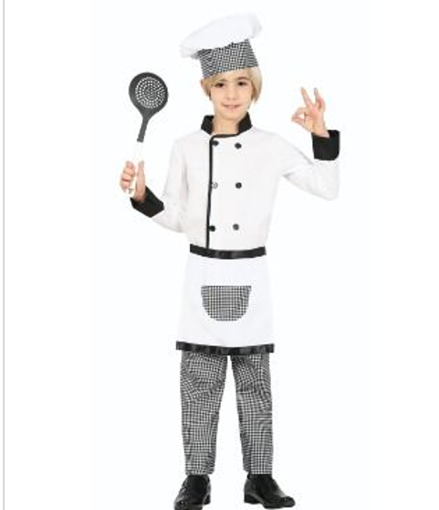 CARNEVALE , COSTUME CHEF 7/9 ANNI