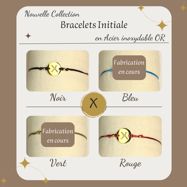 Bracelet initiale X