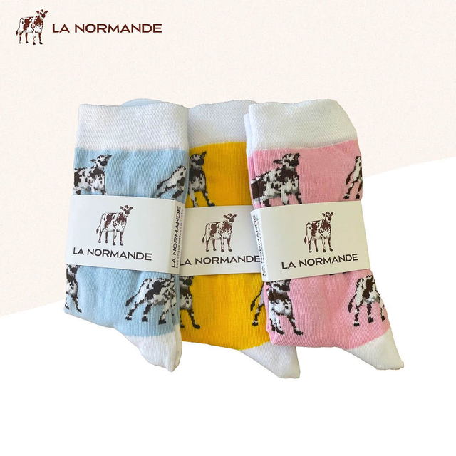 Chaussettes vache Normande