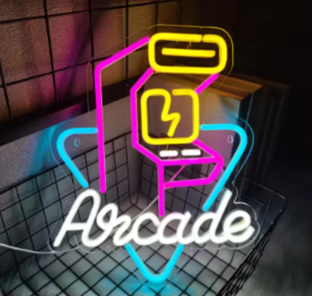 LED lamp neon stijl Arcade (35.5x29.5cm)