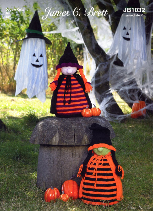 JB1032 Gonk Doorstop Witch Pattern