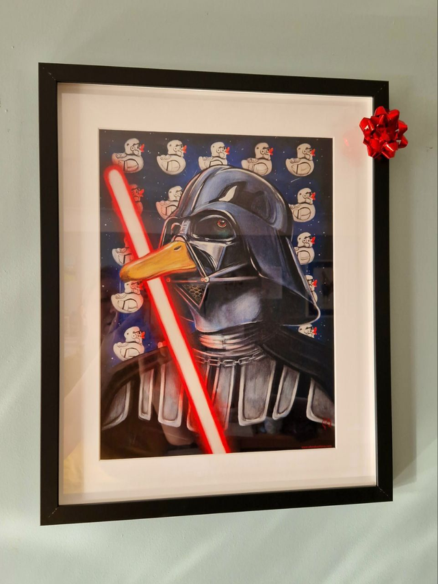 Duck Vader / poster A3 