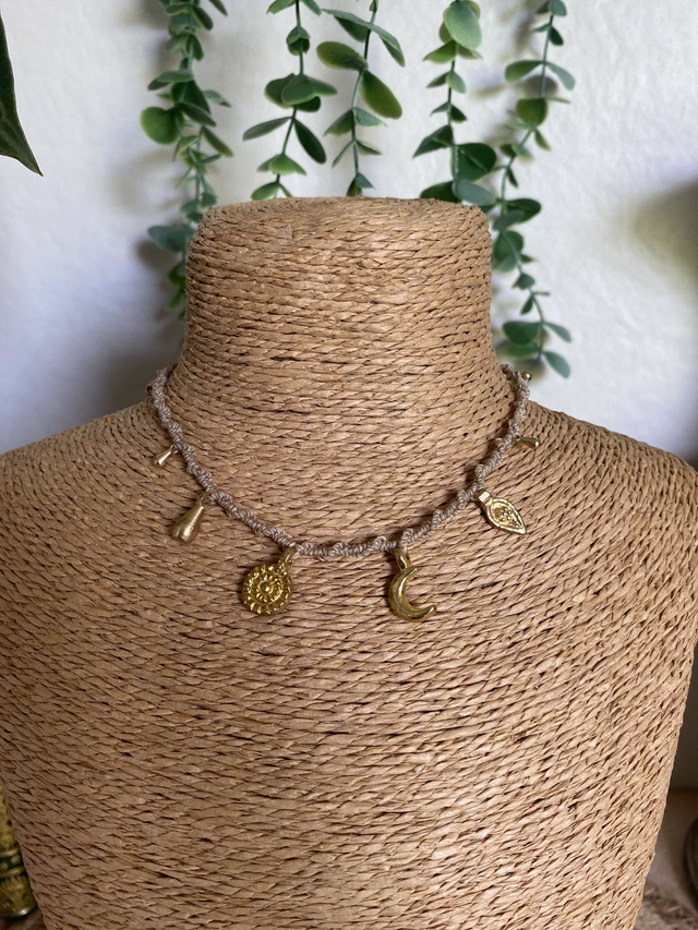 Collier ALMA - Beige 