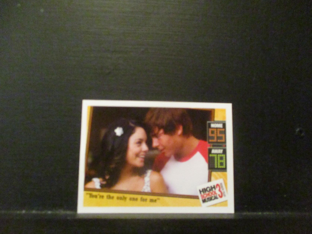"You're The Only One For Me" - Quote Card High School Musical 3 Senior Year Original Trading Card