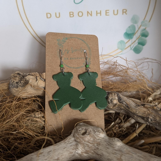 Ourson vert bouteille  ou010