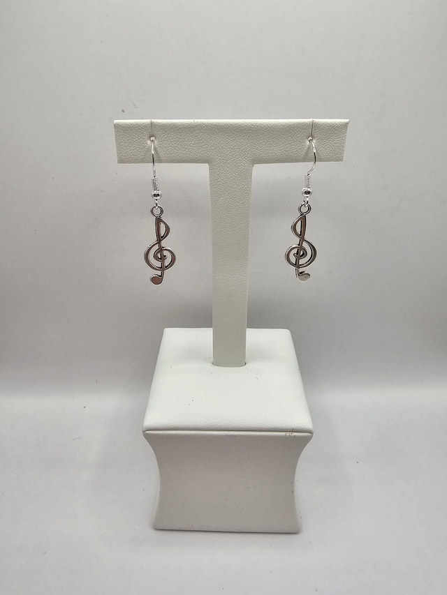 Treble Clef Earrings.