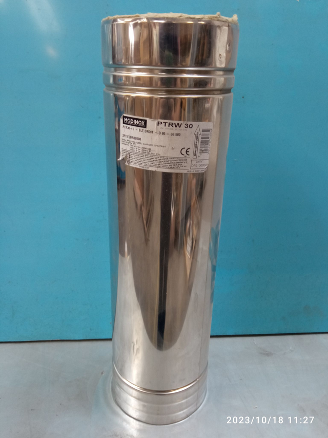 PTR30 élément réglable LG 230 à 430 D80 INOX - 2PTIELDR80500 