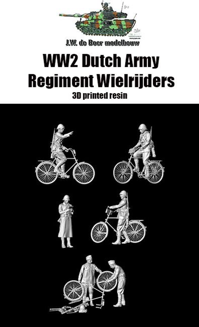 WW2 Dutch Army Regiment Wielrijders Set (Available in 1/72 and 1/87)