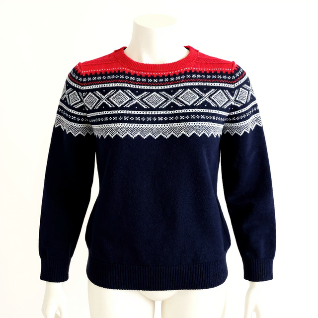 Marius Genser (Traditional) Navy Blue/Red - Ladies