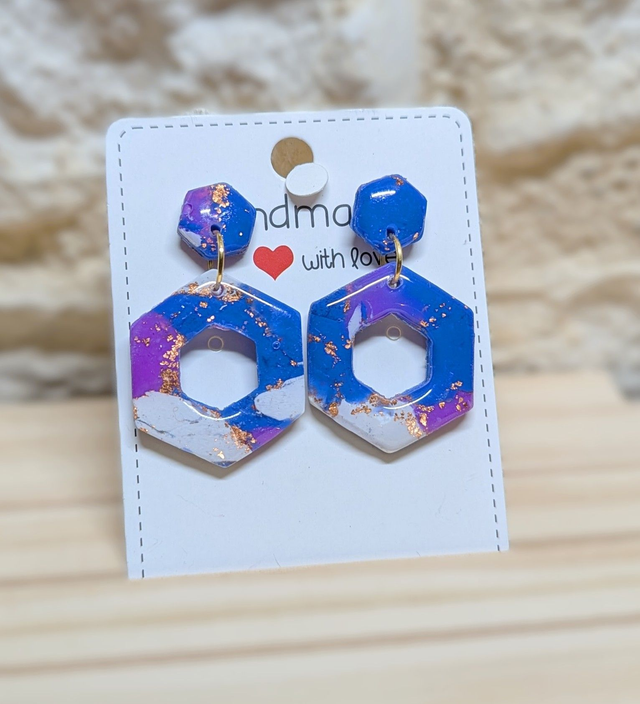 Boucles d'oreilles Nébuleuses