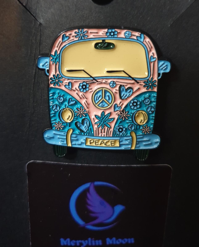 Camper Van Pin Badge 