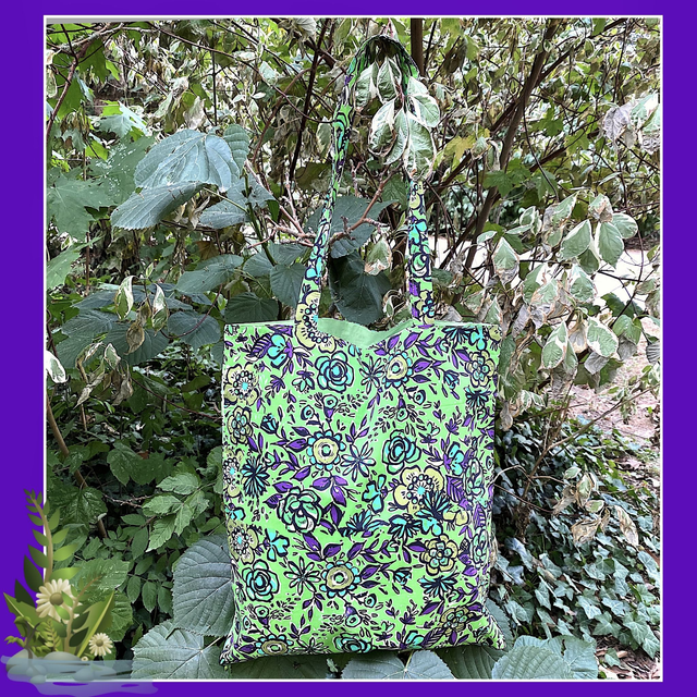 Sac en toile imprimée 