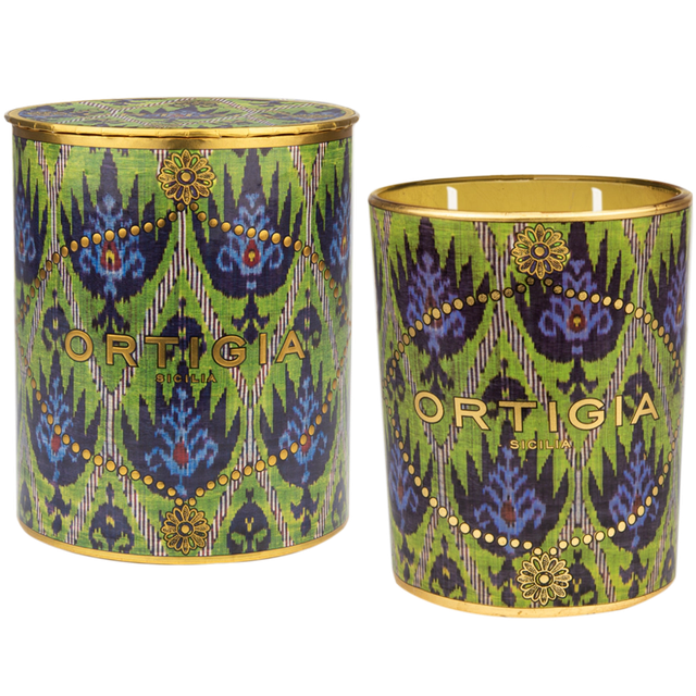 Ortigia Bergamotto Decorated Candle Medium