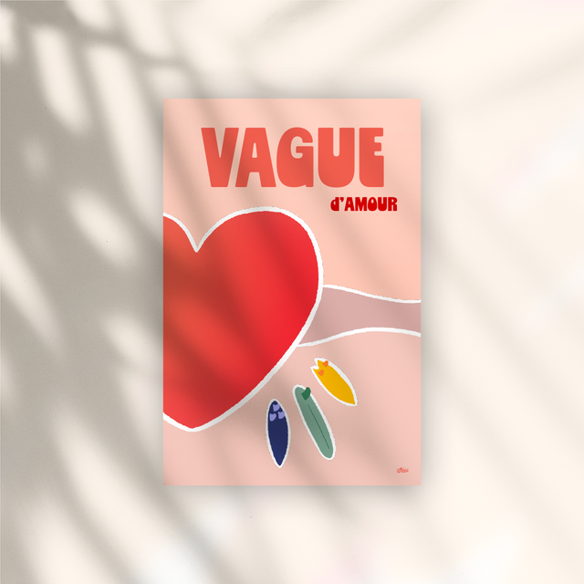 Argia I Vague d&#039;Amour - Toile 40x60cm 