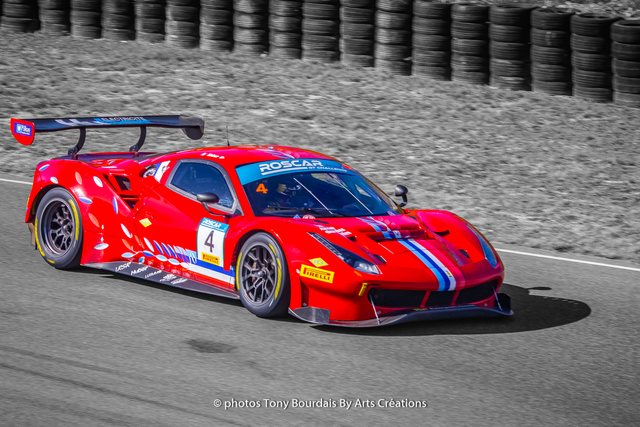 Ferrari 488 GTE Photos en acrylique de la série Polychrome 