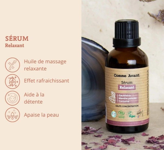 Sérum corps relaxant 30ml " Comme Avant"