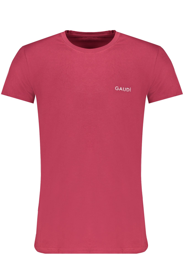 GAUD?T-SHIRT MANICHE CORTE UOMO ROSSO
