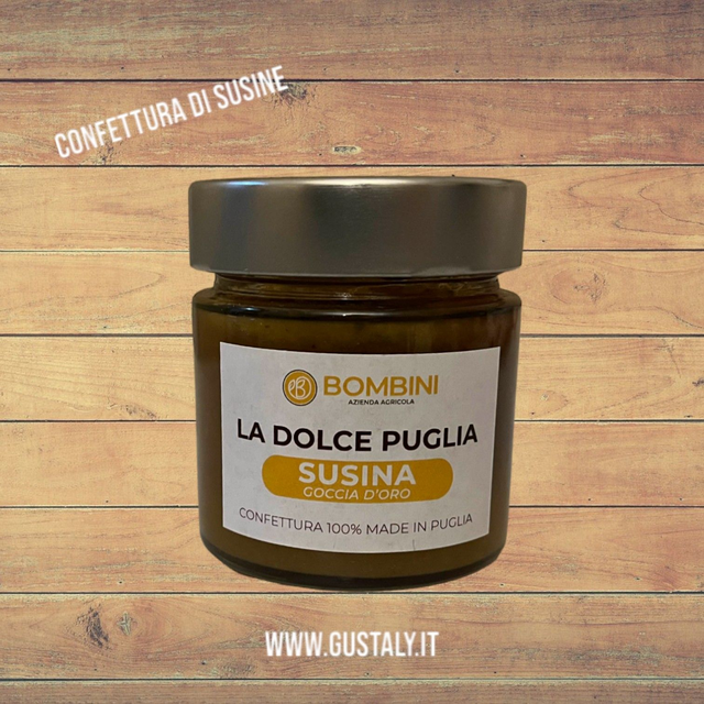 Confettura di susine "goccia d'oro" - 200gr - Azienda Agricola Bombini
