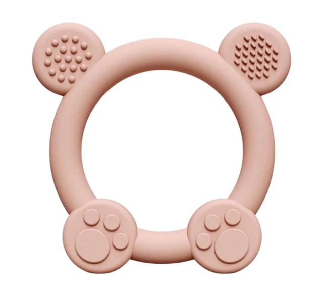 Mordedor de silicona Oso